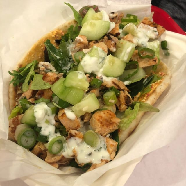 Spicy Chicken Wrap.