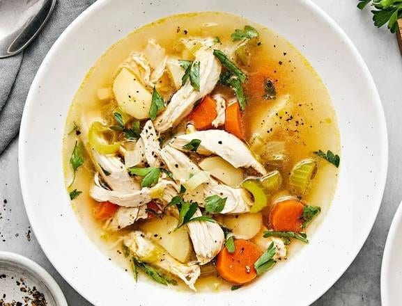 Small chicken soup.